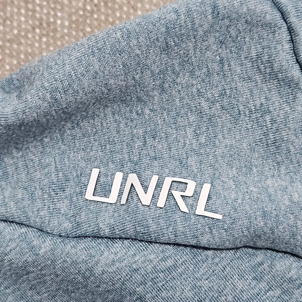 UNRL Scheels Performance Hoodie XL Blue Scuba Neck Pullover Sweatshirt